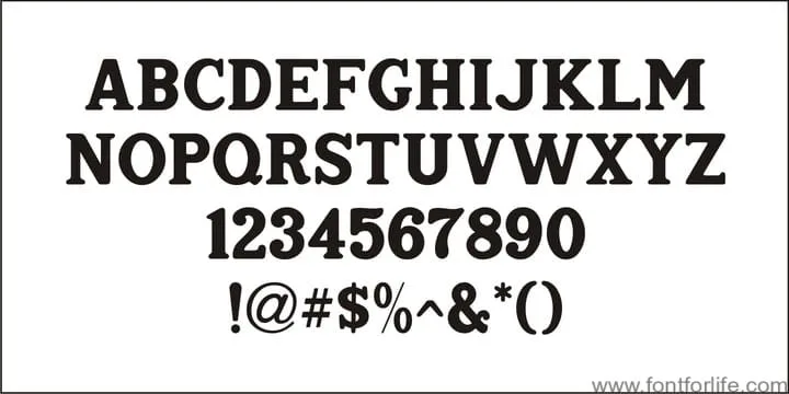 Home Address JNL Font