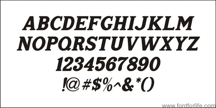 Home Address JNL Font