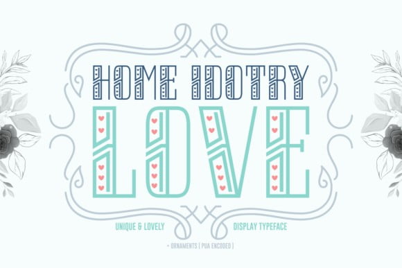 Home Idotry Love Font