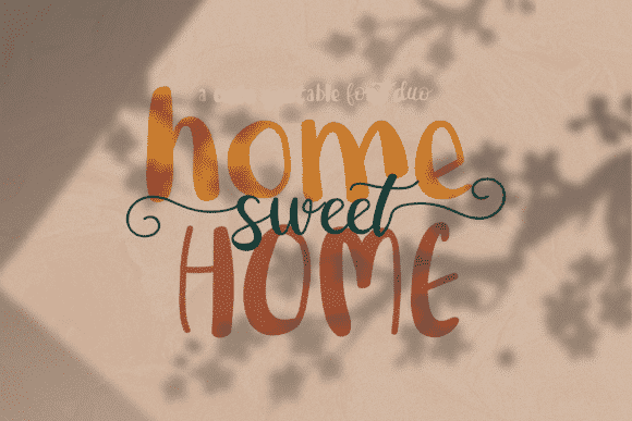 Home Sweet Home Duo Font