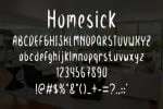 Homesick Font