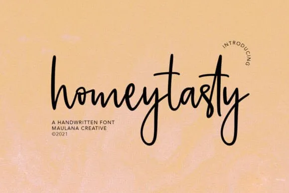 Homeytasty Font