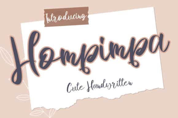 Hompimpa Font