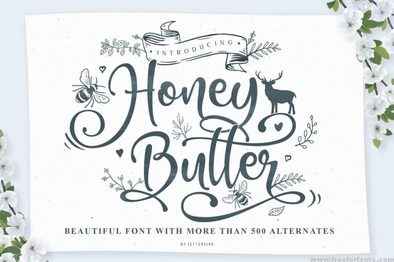 Honey Butter Beautiful Font Free Download