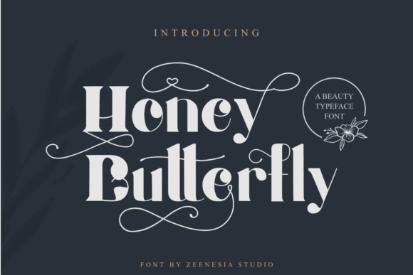 Honey Butterfly Font