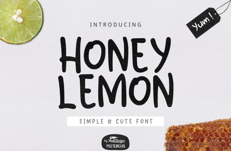 Honey Lemon Font Free Downlaod