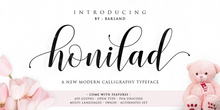 Honilad Script Font