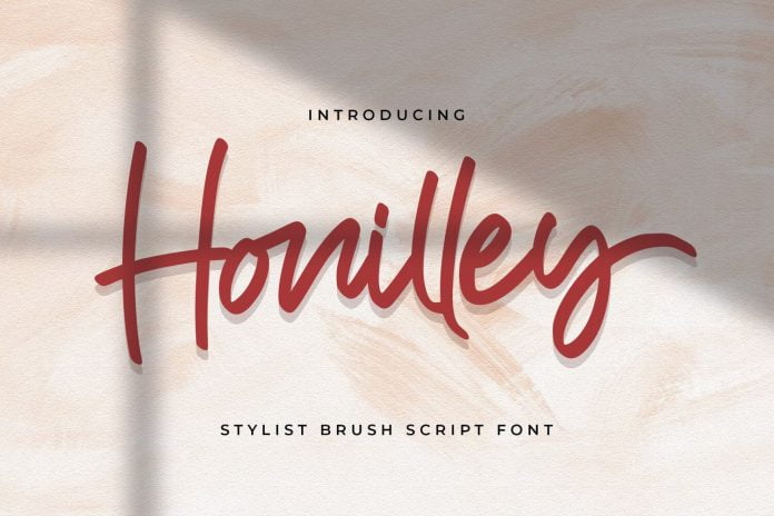 Honilley - Handwritten Font