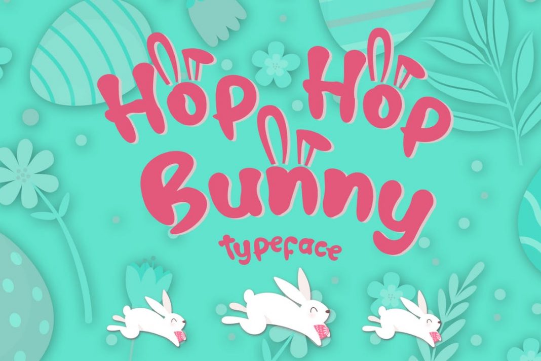 Hop Hop Bunny - Easter Font