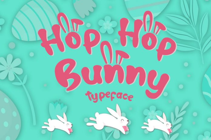 Hop Hop Bunny - Easter Font