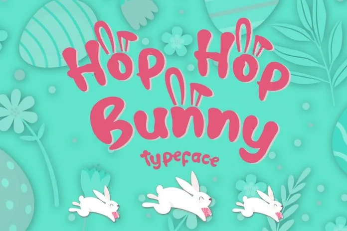 Hop Hop Bunny - Easter Font