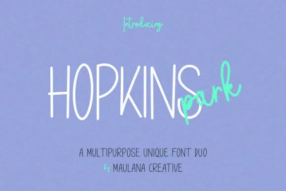 Hopkins Park Font