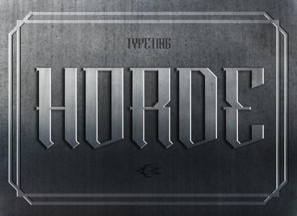 Horde Font