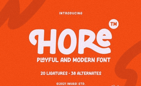 Hore - Playful Font