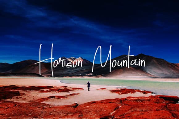 Horizon Mountain Font
