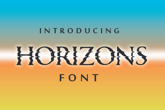 Horizons Font
