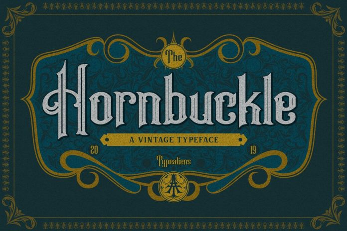 Hornbuckle + Extras Font