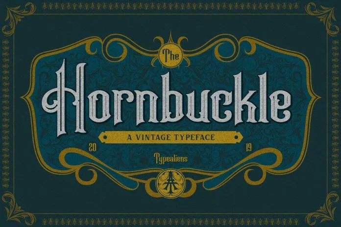 Hornbuckle + Extras Font