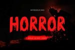 Horror - Bold Scary Font