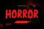Horror - Bold Scary Font