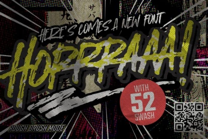 Horrraaa - Rough Brush Font
