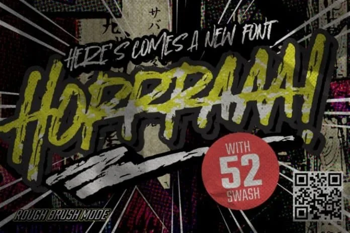 Horrraaa - Rough Brush Font
