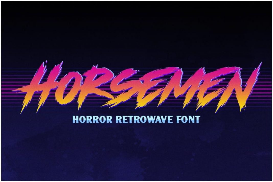 Horsemen - Horror Retro Font