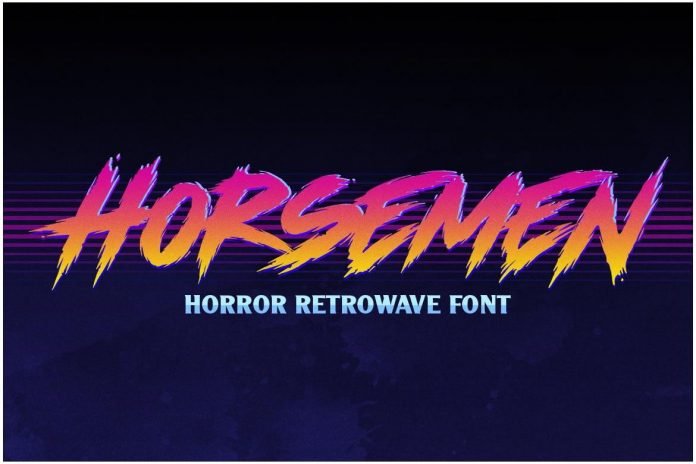 Horsemen - Horror Retro Font
