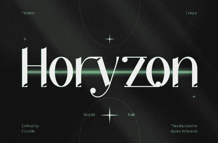 Horyzon font
