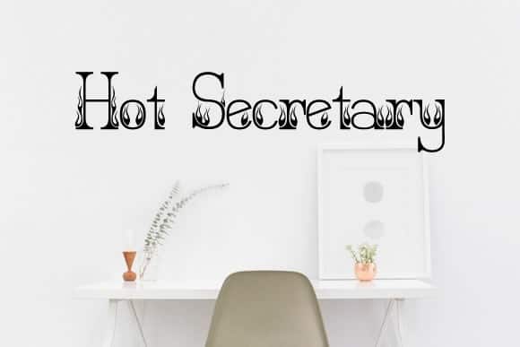 Hot Secretary Font