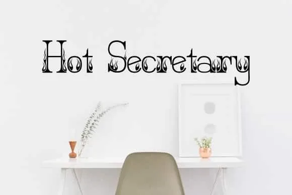 Hot Secretary Font
