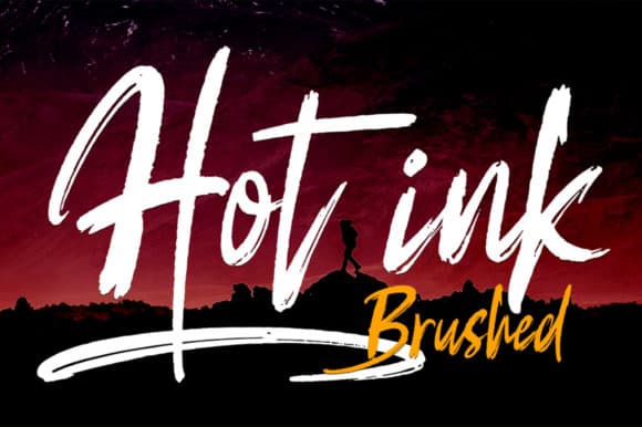 Hot ink Font