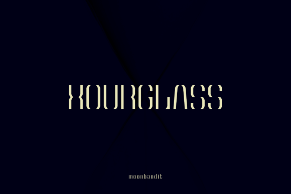 Hourglass Font