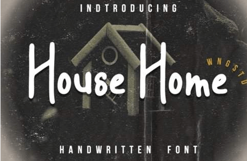 House Home Font
