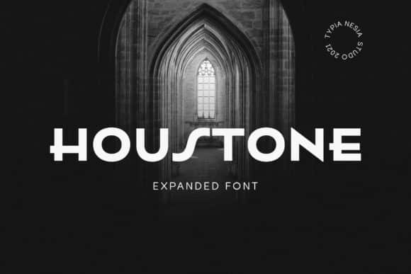 Houstone Expanded Font