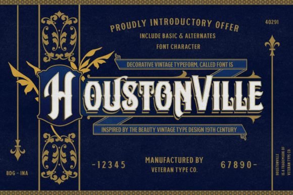 Houstonville Font
