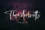 Hovercut Brush Script Font