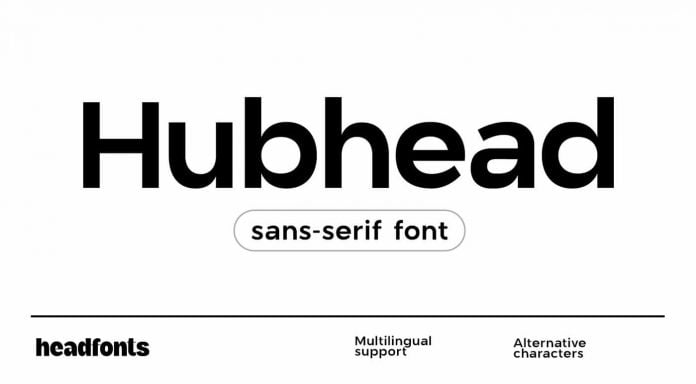 Hubhead Geometric Sans-Serif Font