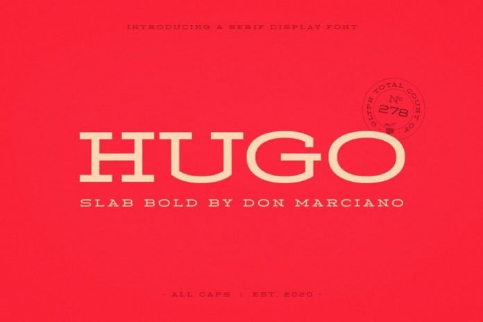 Hugo Slab font
