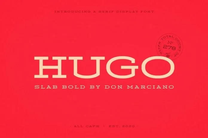 Hugo Slab font