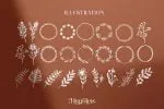 Hugolers Stylish + Floral Font