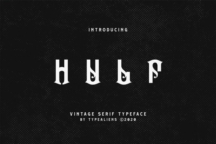 Hulf Stunning Display Fonts