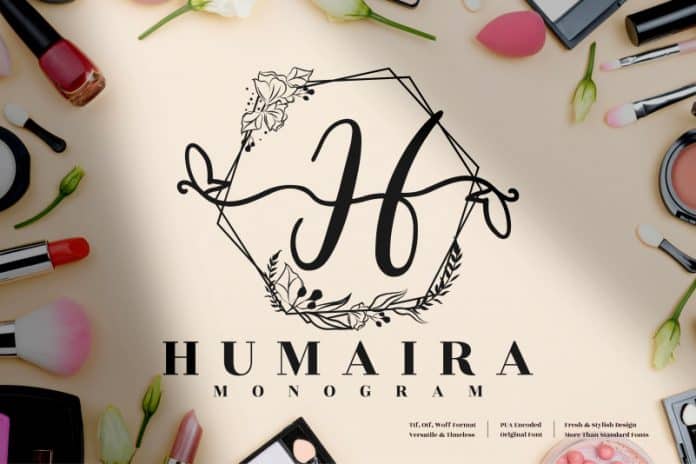 Humaira Monogram Font