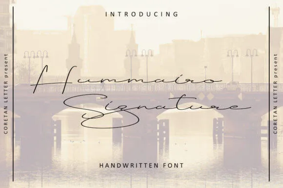 Hummairo Signature Font