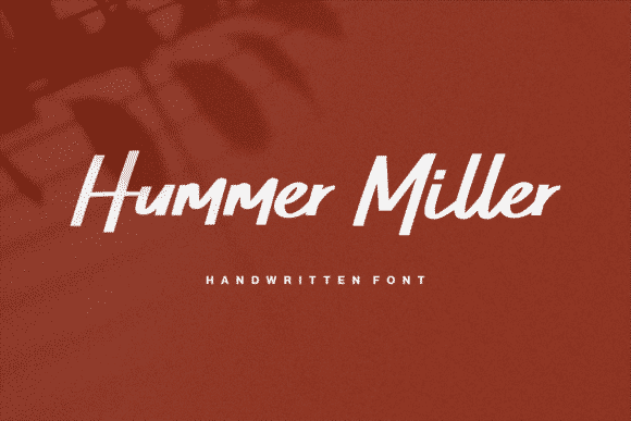 Hummer Miller Font Hummer Miller Font
