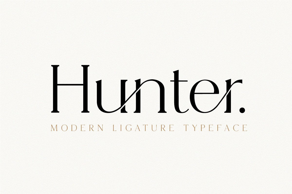 Hunter Font - fontforlife.com