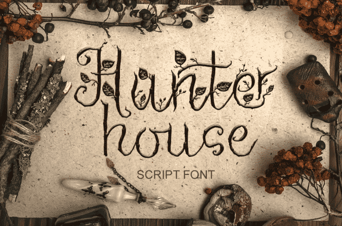 Hunter House Script Font