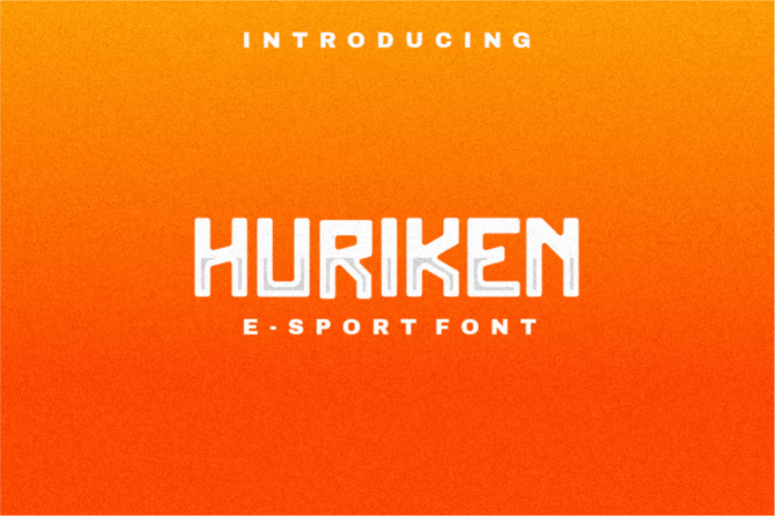 Huriken E-Sport Font
