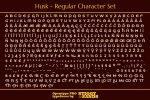 Husk Family Font