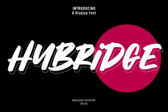 Hybridge – Handwritten Display Font
